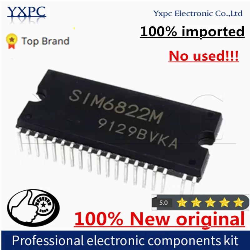 

100% New Imported Original SIM6822M DIP-40 High Voltage 3-phase Motor Driver 400V 5A