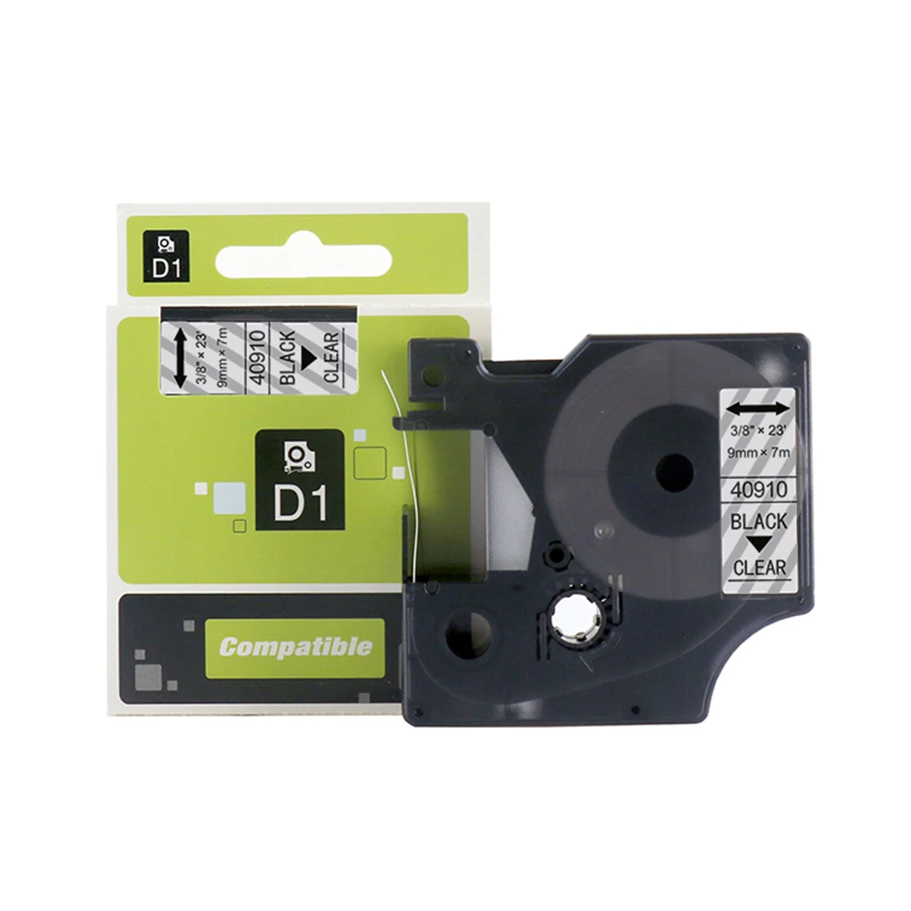 

5 шт., кассеты для этикеток Dymos, 9 мм, D1, 40910, 40913, 40910, 40913, 40918