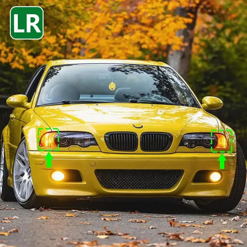 

Для 1996-2006 E46 BMW 323Ci 325Ci 328Ci 330Ci M3 Передняя угловая лампа указателя поворота (без лампы) 63126904299 63126904300