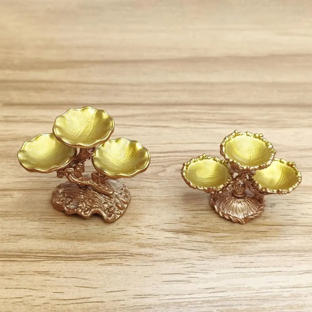 

Creative Ingenious Dollhouse Fruit Plate Accessories 1/12 Ratio Dollhouse Fruit Plate Compact for Micro Landscape