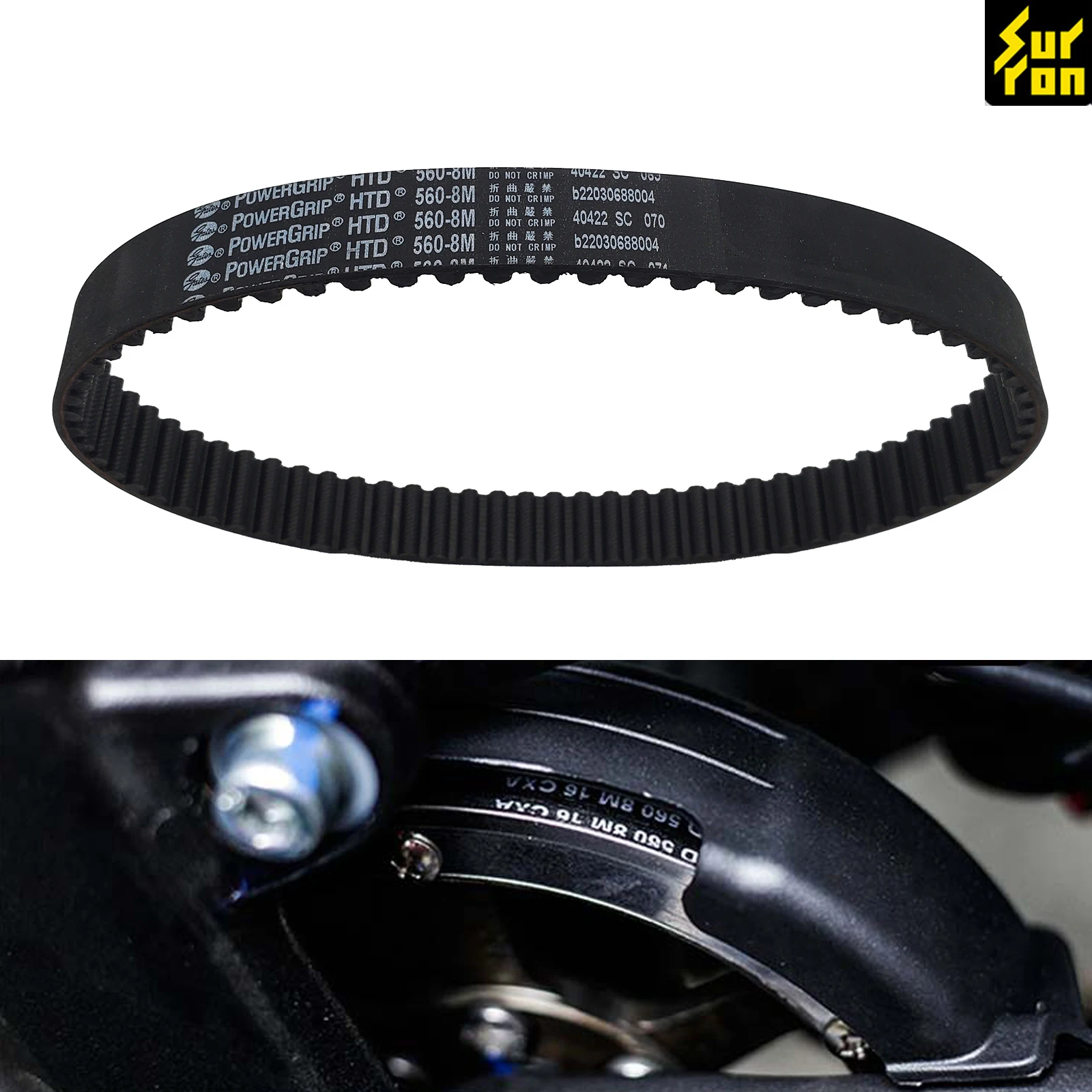

Motocross Bike 560mm First-level Drive Belts For Sur-Ron Surron Sur Ron Light Bee S X Off-Road Electric Vehicle