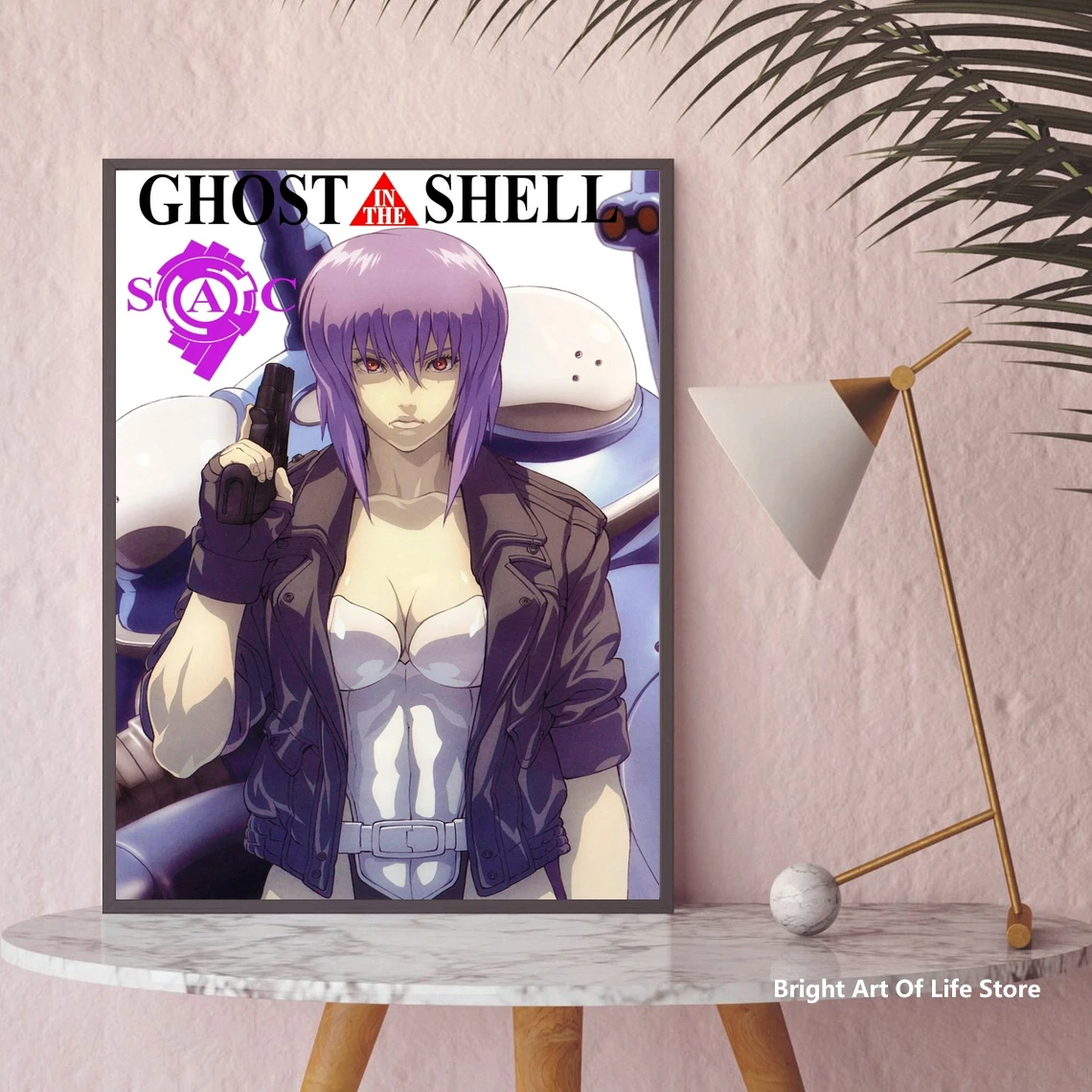 Призрак в Ракушке автономный постер японское аниме ТВ-серия арт-Обложка фильм