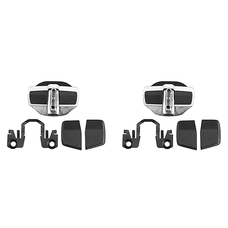 

2 комплекта, стабилизатор двери для защиты дверного замка, фиксаторы, крышки стопора для Honda Accord Civic CRV HRV Odyssey