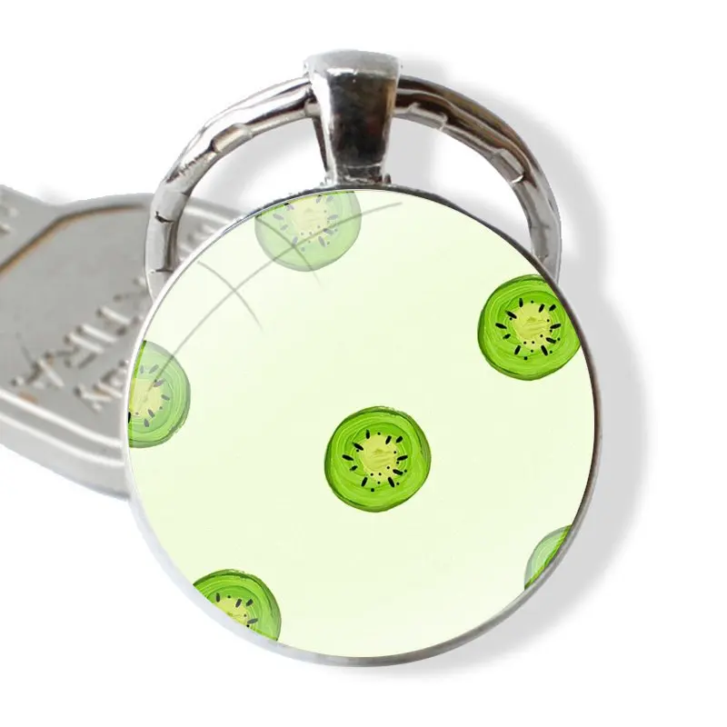 Брелок для ключей брелок подвеска киви Летние фрукты зеленый
