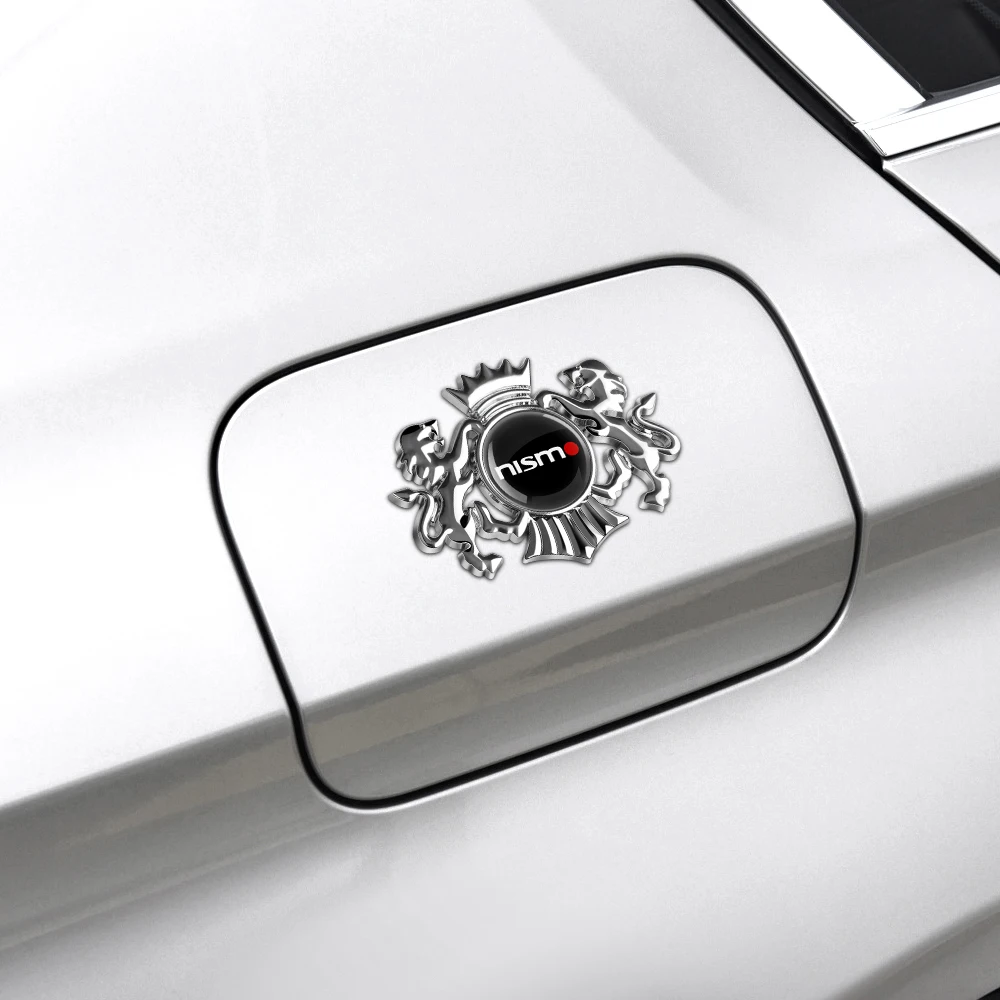 3D корона лев новый модный автомобильный брызговик металлическая эмблема значок