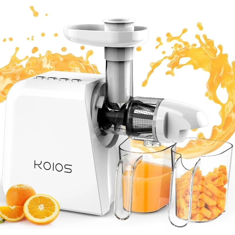 

Upgraded Juicer Machines Cold Press Juicer Slow Masticating Juicers with Two Speed Modes for Fruits and Veggies