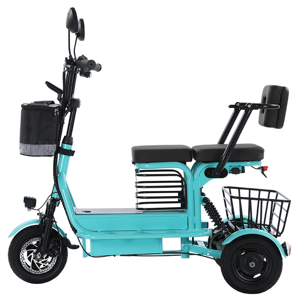 

48V30Ah Electro-Tricycle 10 Inches 800W Transportation Vehicle High Carbon Steel Vacuum Tire Shock Absorbing Front Brake