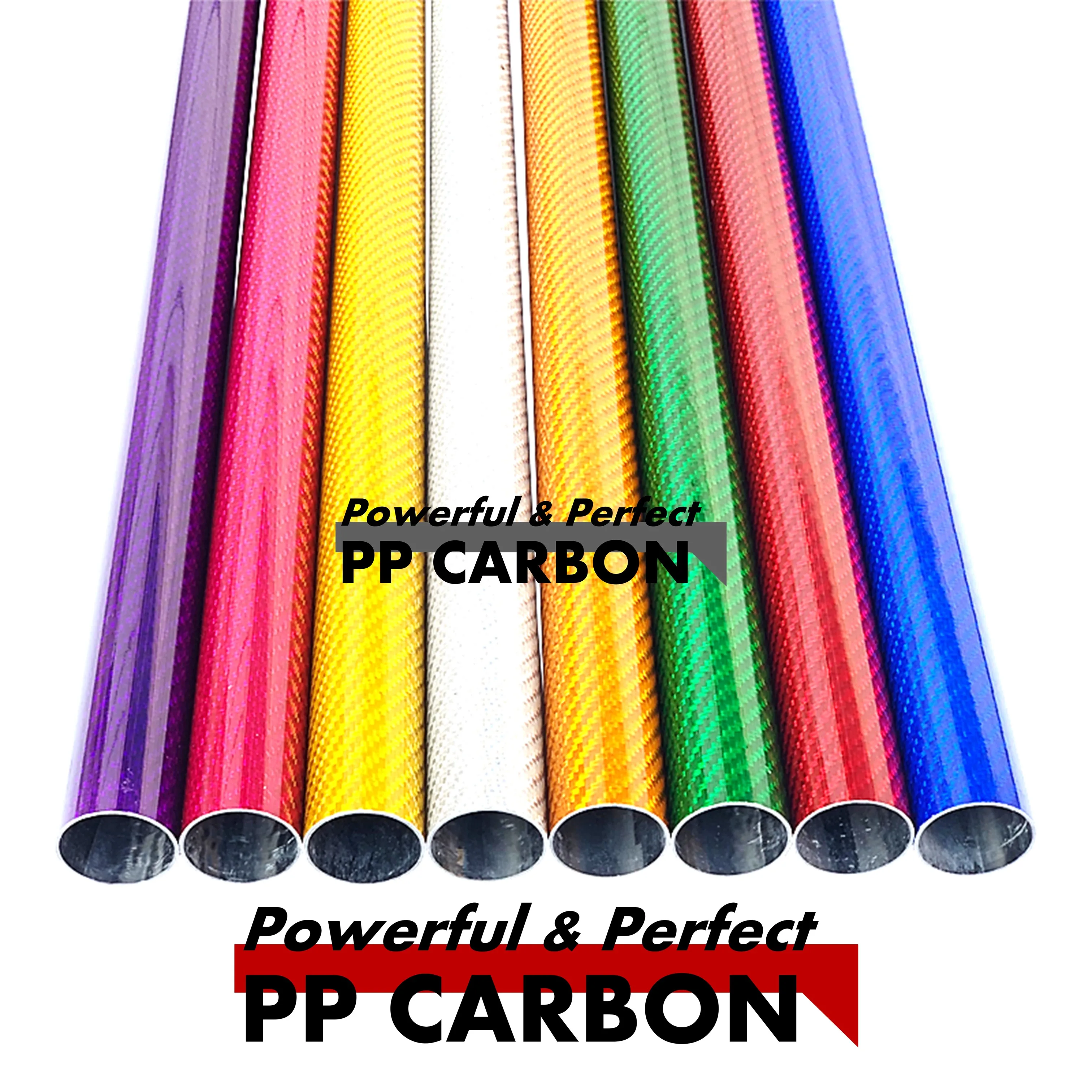 OD 16-20 мм 500 2 шт. 3K цветная трубка из углеродного волокна для самолета на