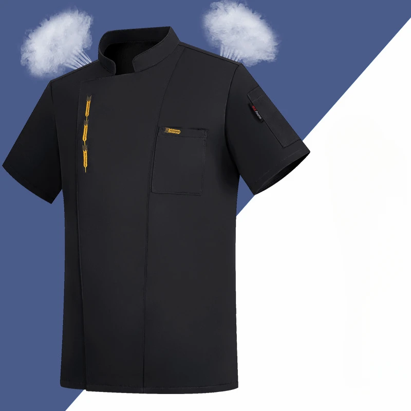 Восточный выбор Рабочая Униформа шеф-повара с коротким рукавом мужская и женская