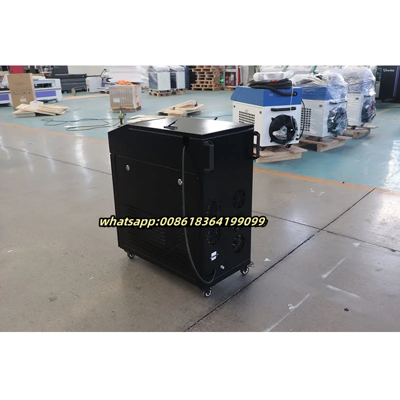 Импульсная лазерная чистящая машина мощностью 300 Вт портативный лазерный