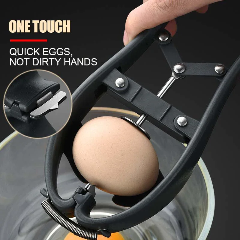 

Stainless Steel Egg Opener Egg Scissors Manual Egg Tools eggshell cracker egg cutter Egg Yolk Egg White Separator Kitchen Tools