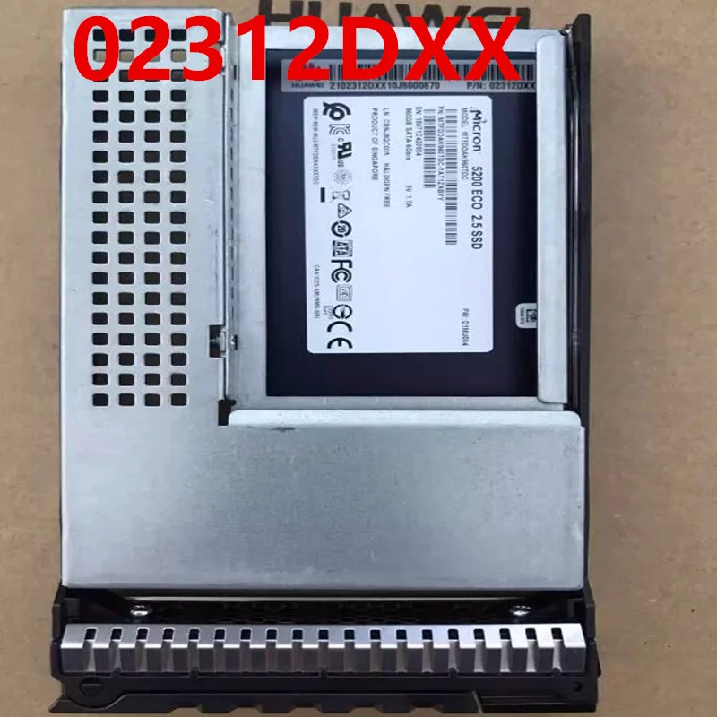 

Original Almost New Solid State Drive For HUAWEI RH2288H V5 V3 960GB 2.5" SATA SSD For 02312DXX