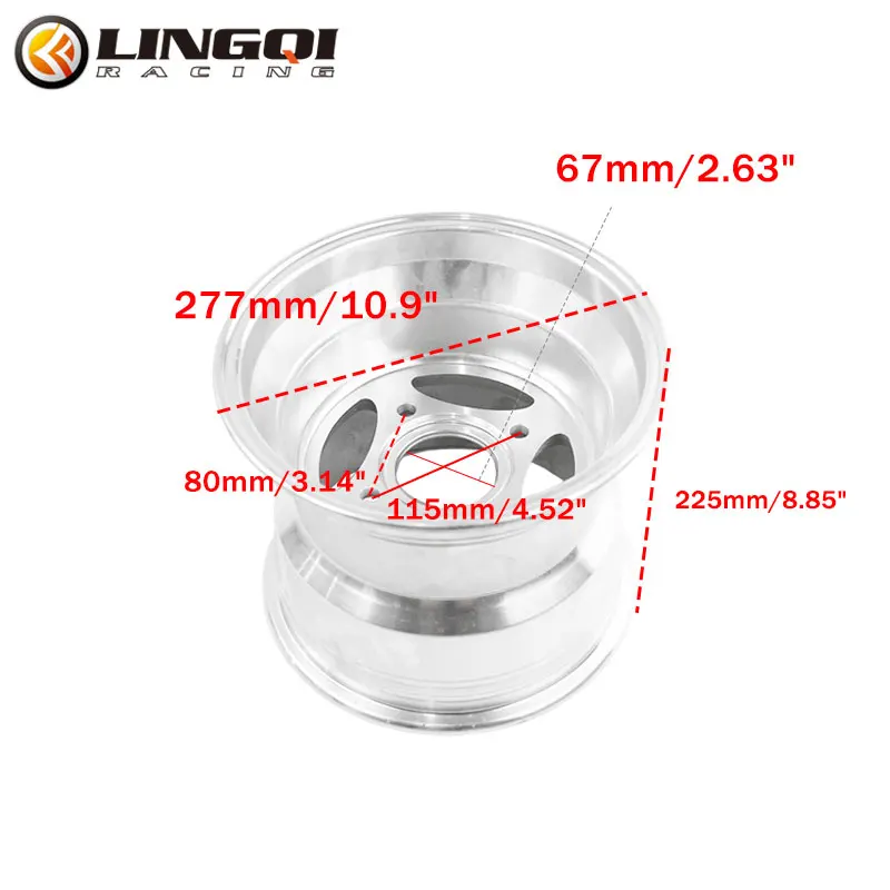 4-х отверстия алюминиевая ступица для ATV вакуумные диски Четырехъядерные