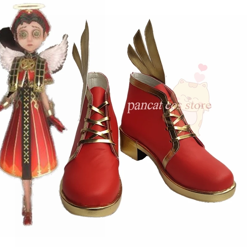 

Identity V Incandescent Angel Cosplay Shoes Comic Anime Game Cos Long Boots Cosplay Costume Prop Shoes for Con Halloween Party