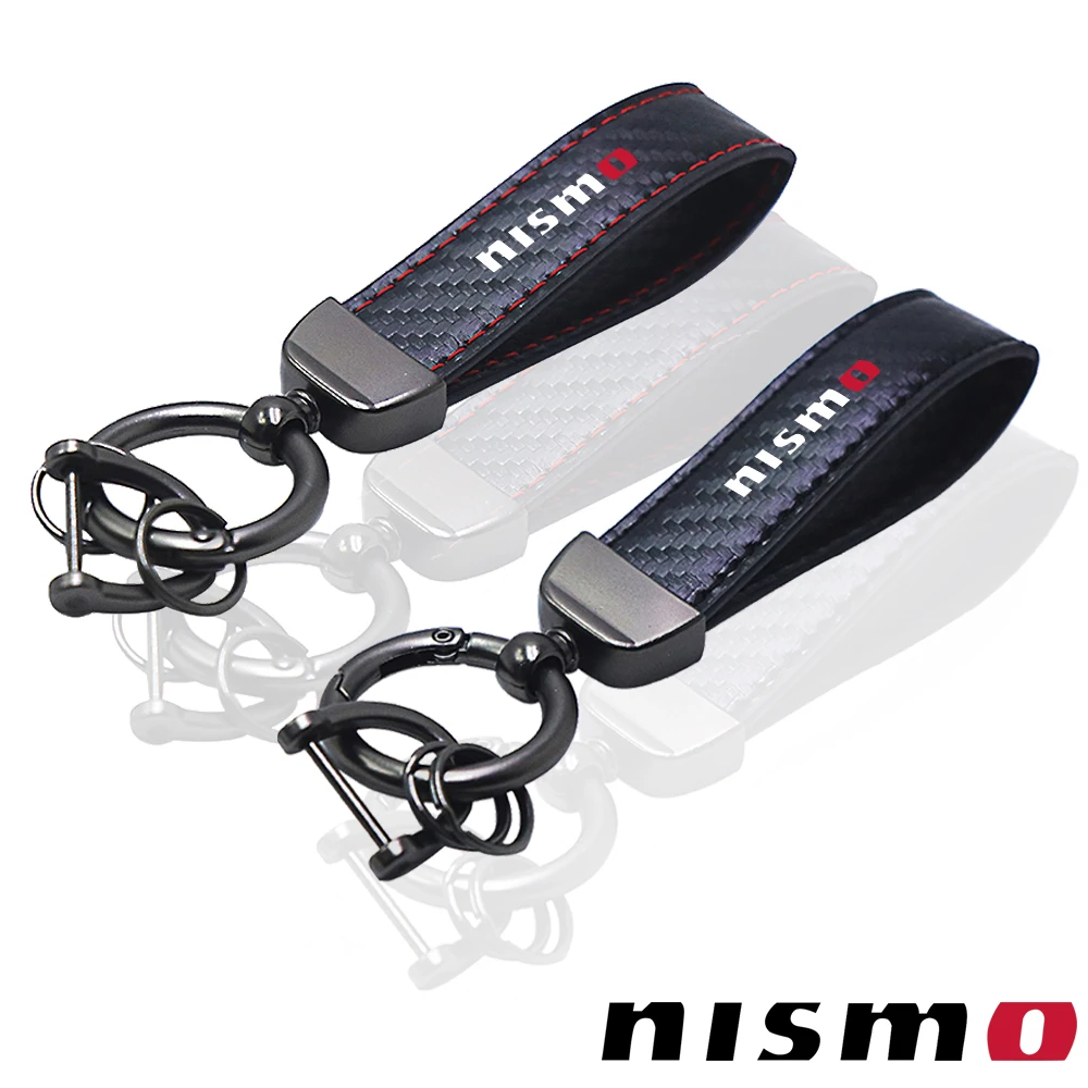 

for nissan GTR GT-R NISMO R35 premium edit car Key chain Rings carbon fiber keychain Car Accessories