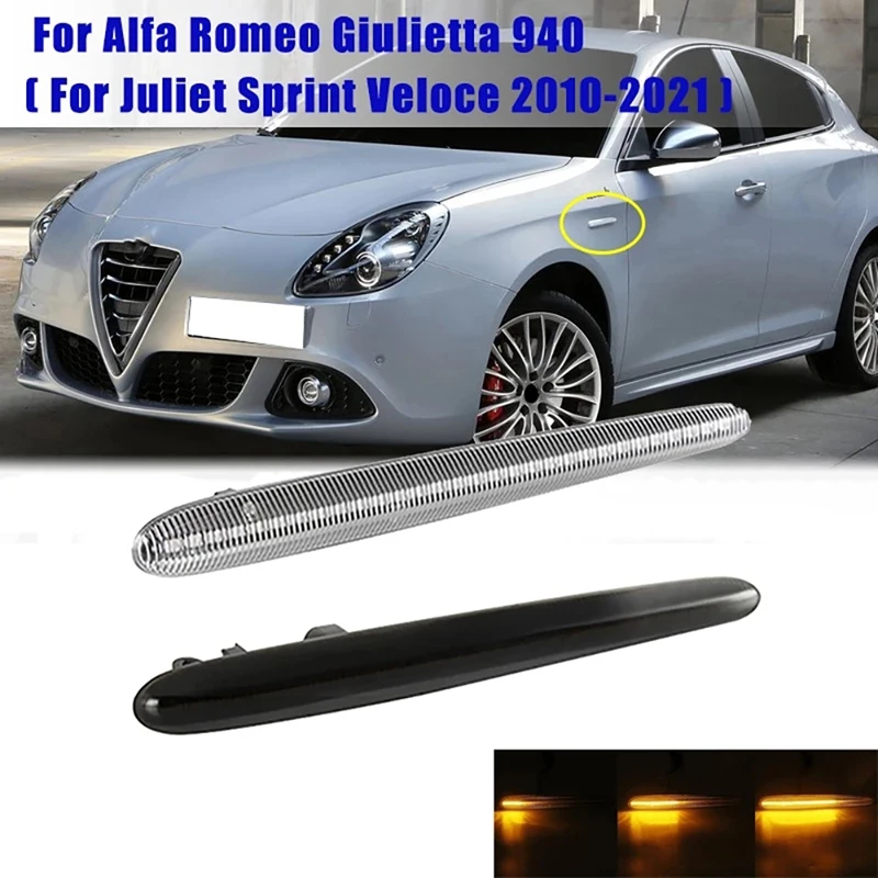 

Светодиодный динамический боковой указатель поворота для Alfa Romeo Giulietta 940 Juliet Sprint fast 2010-2021