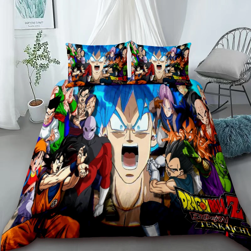 Комплект постельного белья с пододеяльником и 3D-принтом Драконий жемчуг