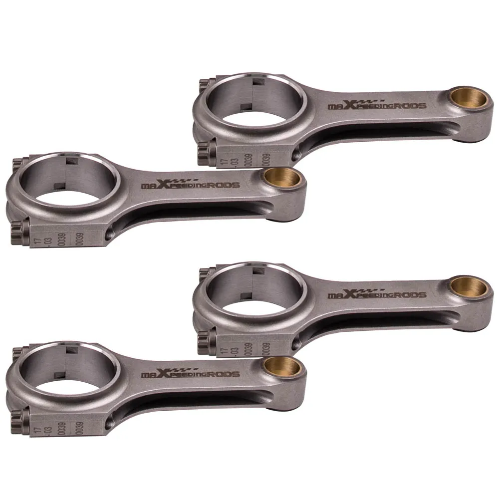 Фото Кованые шатуны MaXpeedingrods 4340 для Ford Kent Crossflow 4.928 ARP 2000 с болтами 125.17 мм №1