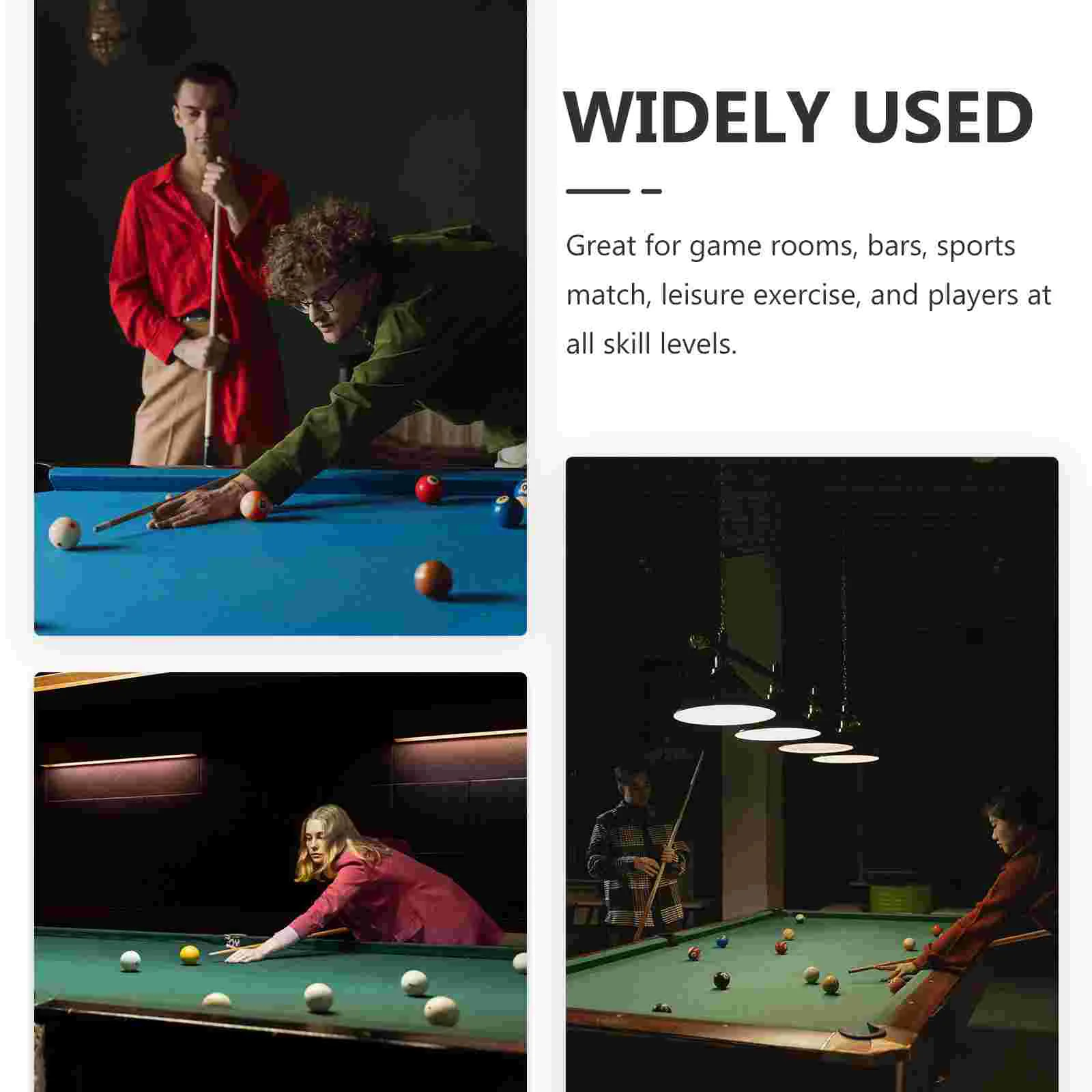 Бильярдный белый бильярдный кий с 6 точками Стандартный профессиональных