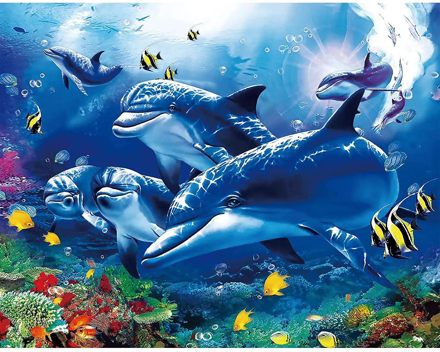 

Dolphin Fun Game or Educational Toy Gift for Kids Jigsaw Puzzles