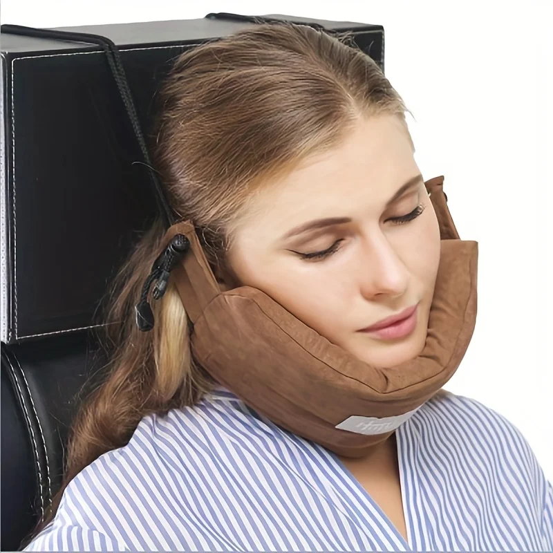 Дорожная подушка из пены с эффектом памяти портативная подвесная для шеи легкие