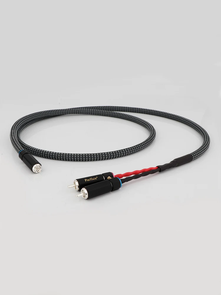 X404 Preffair RCA на 2 RCA адаптер стерео аудио кабель, RCA кабель «Папа-папа» с разъемом RCA