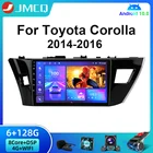 JMCQ Android 10 2 Din 4G + 32G автомобильное стерео радио для Toyota Corolla Ralink 2013 2014 2015 2016 мультимедийный видеоплеер GPS DVD MP5