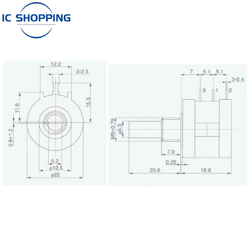 Фото Precision Multi-turn Adjustable Potentiometer Resistance 3590S-2-102L 103L 101L 201L 202L 203L 501L 503L 104L 100R 1K 10K 2K Ohm №4