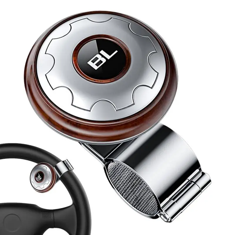 

Car Steering Wheel Control Adapter Steering Wheel Power Handle Spinner Knob Easy to Operate Universal Car Interior Accessories
