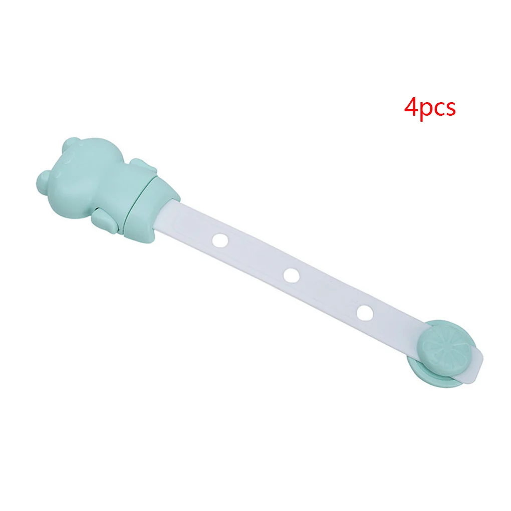 

4PCS/Set Anti-pinch Baby Protective Lock Catch Drawer Cabinet Furniture Blockers Kids Child Safe Drawer Lock