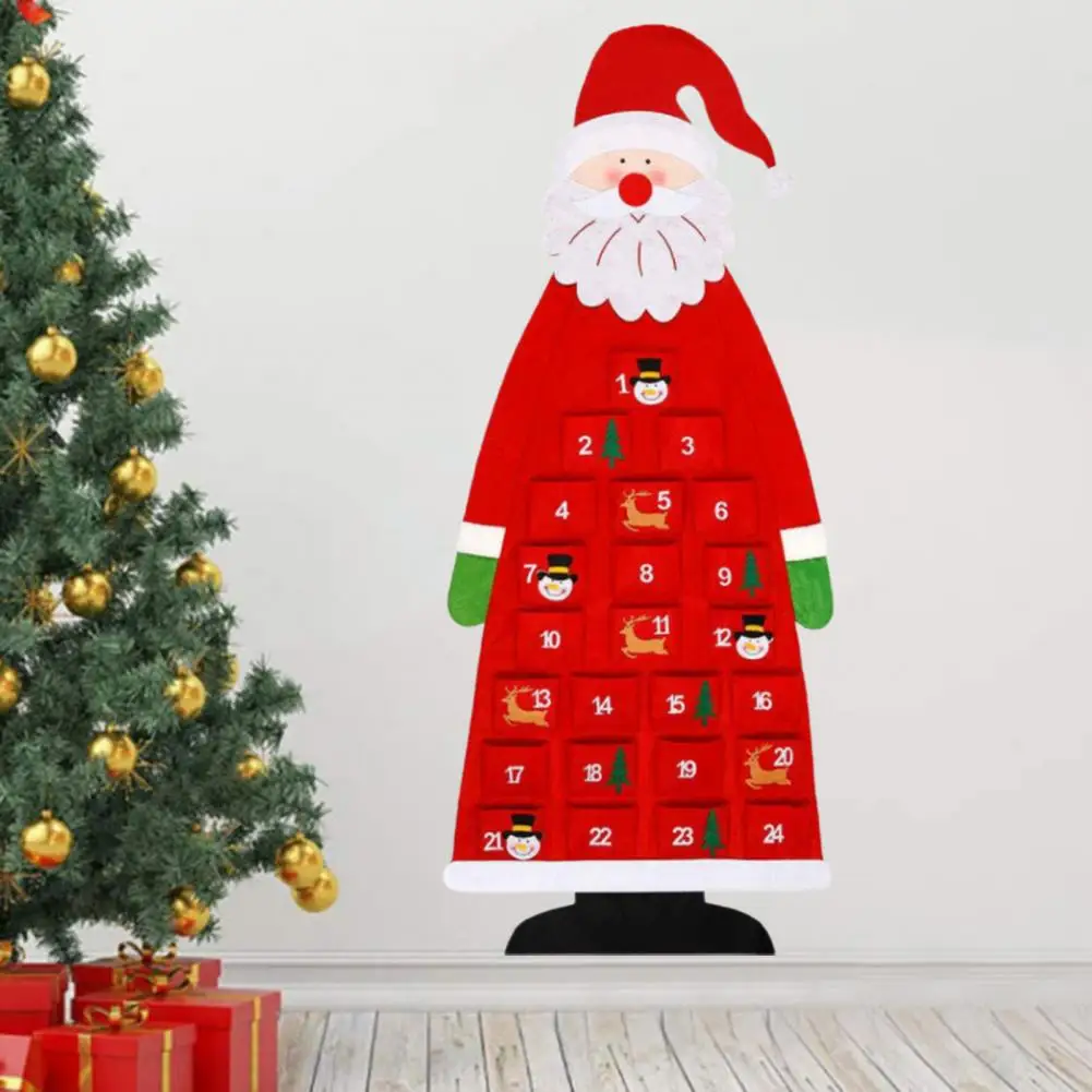 

Unique Xmas Wall Calendar Beautifully with Pockets Christmas Gift Calendar Christmas Tree Calendar Christmas Tree Calendar