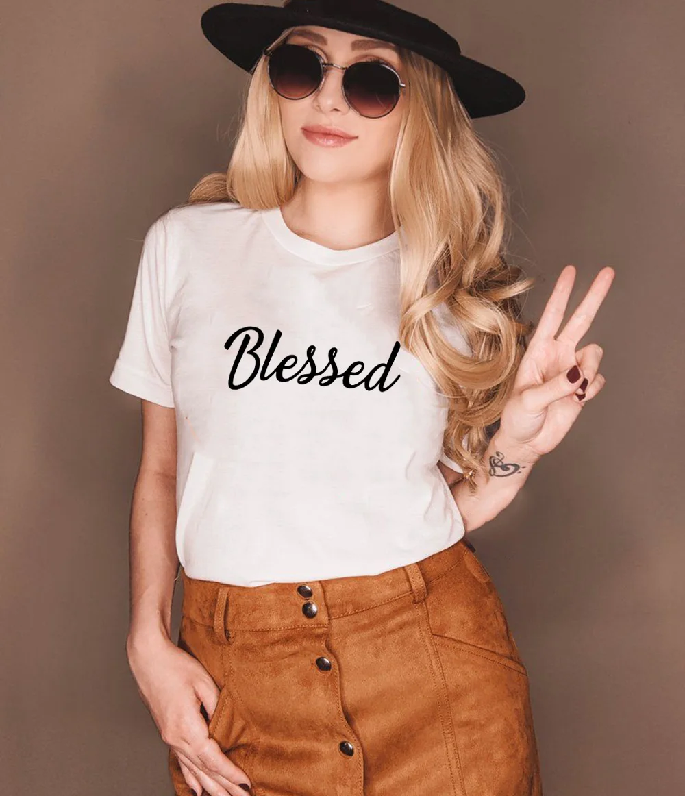 

Рубашка женская с надписью, модная белая блузка с принтом, в стиле Харадзюку, винтажный Повседневный Топ с коротким рукавом, на лето