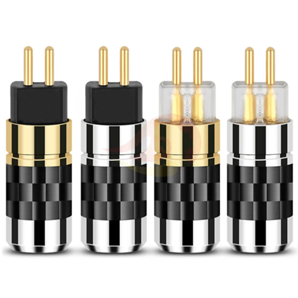 2-штырьковый разъем для наушников 0 78 мм UM3X W4R UE18 Hi-Fi гарнитура позолоченный