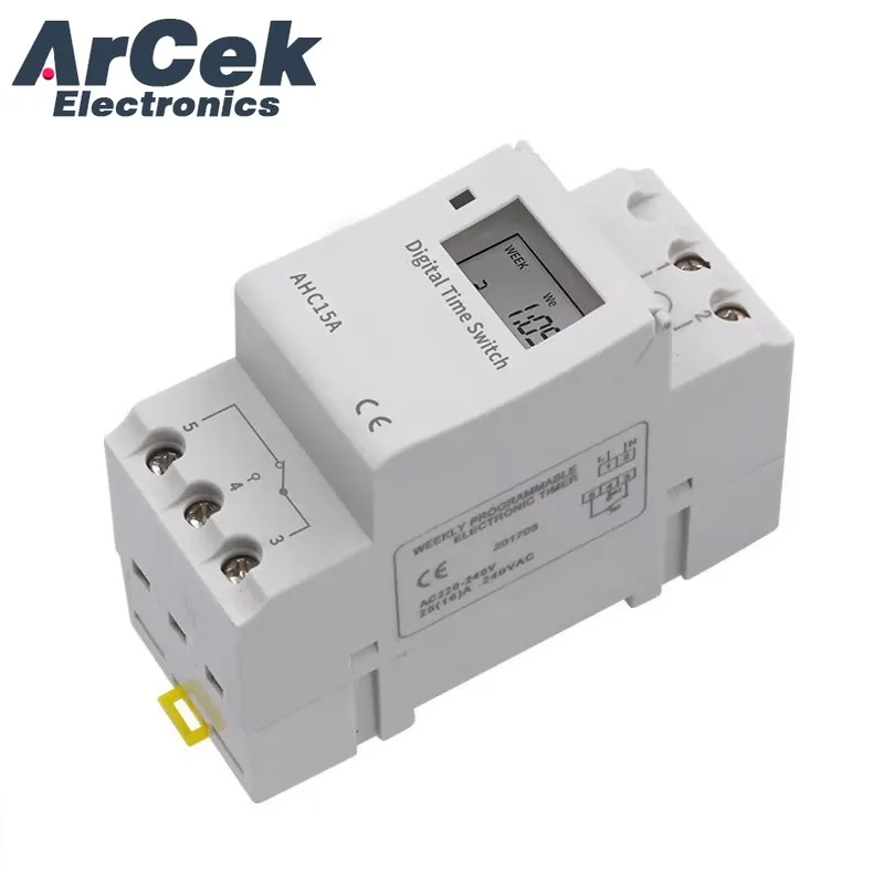 1 шт. THC15A ZYT15 YP15A программируемый цифровой таймер на Din-рейку реле времени 25 А 16 220 В