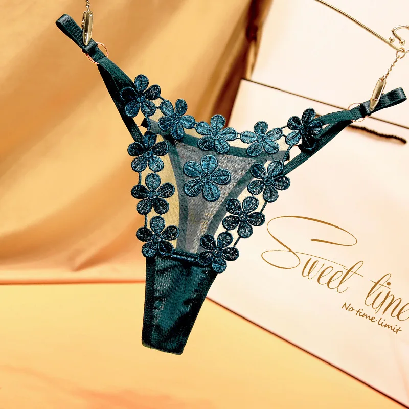 

Women's G-string Thongs Metal Buckle Mesh Sexy Adjustable Pants Lingerie Interior Transparente Panties