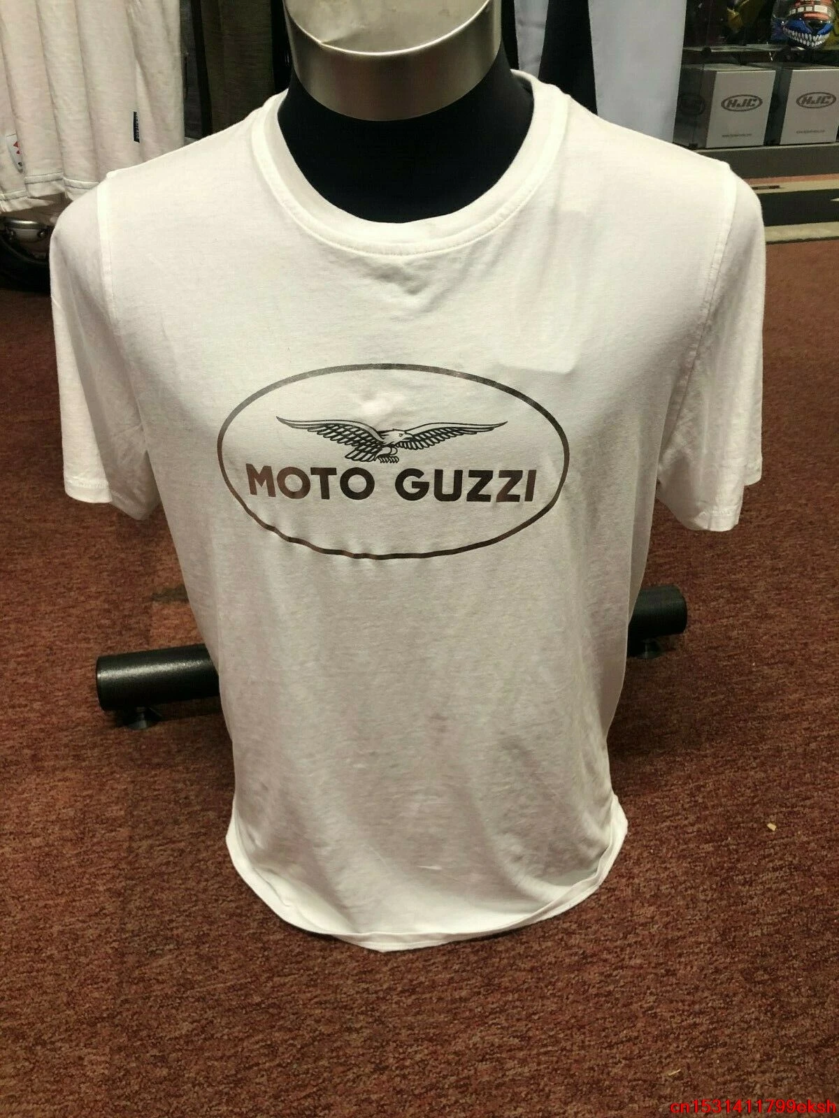 

Белая футболка Moto Guzzi