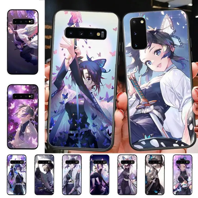 

Anime Demon Slayer Kanao Shinobu Phone Case for Samsung S10 21 20 9 8 plus lite S20 UlTRA 7edge