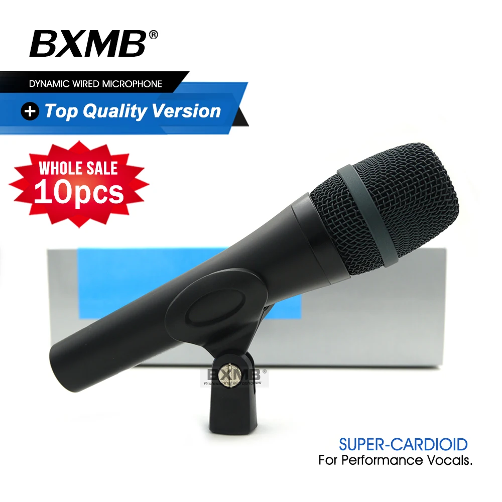 

10pcs Grade A Quality E945 Professional Performance Dynamic Wired Microphone 945 Supercardioid Mic For Karaoke Live Vocals Stage