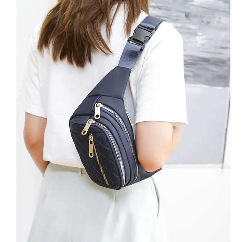 

Women's Waist Bag Waterproof Belt Bags Designer Crossbody Chest Bag Female Fashion Fanny Pack Purse