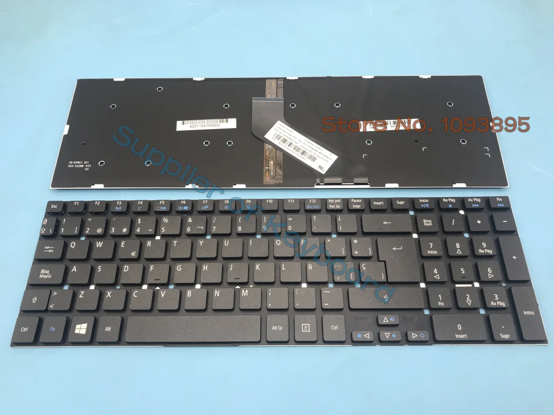 Новая детская одежда испанская клавиатура для ноутбука Acer Aspire E15 E5-511 E5-511G E5-571G E1-511P