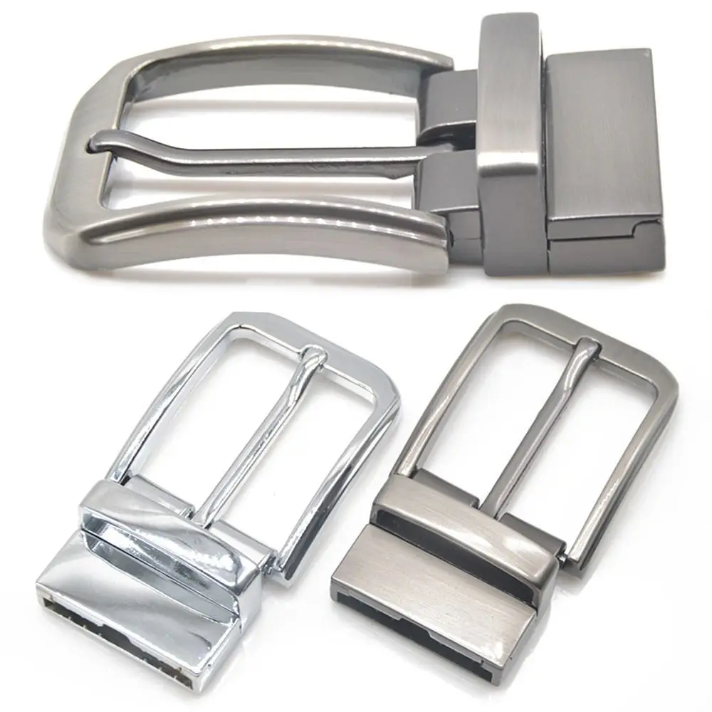 

Zinc Alloy Craft DIY Single Prong Casual 35mm Pin Buckle Waistband Head Classic Belt Buckles End Bar