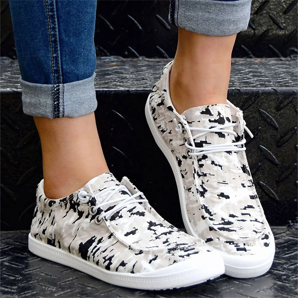 Женские эспадрильи кроссовки новинка весны 2023 Женская камуфляжная Повседневная