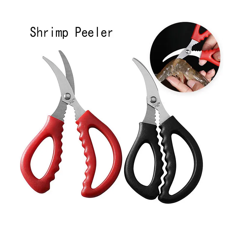 

Seafood Scissors Lobster Fish Prawn Peeler Shrimp Crab Seafood Scissors Shears