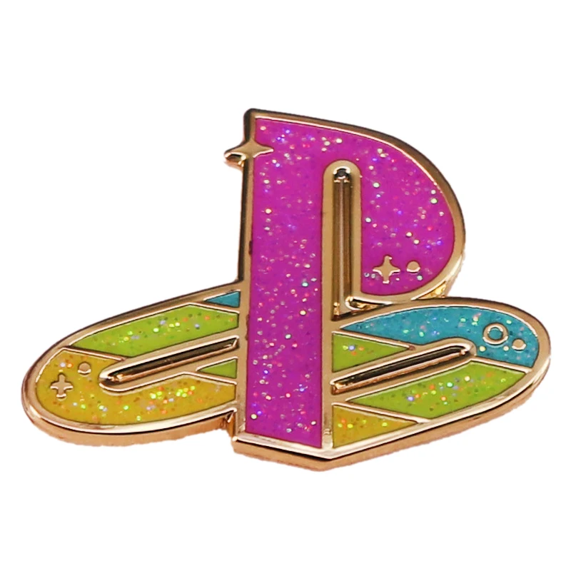 Классические игры эмалированная шпилька для Playstation Game аксессуары украшения