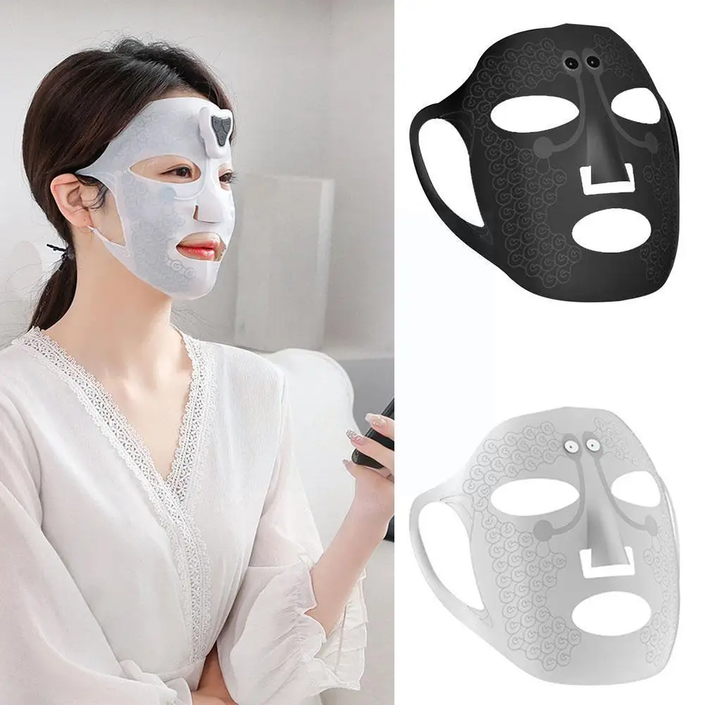 

New Electronic Microcurrents Face Lift Skin Whiten Silicone Apparatus Massager Anti Gel Reusable Bandage Face Wri P5p5