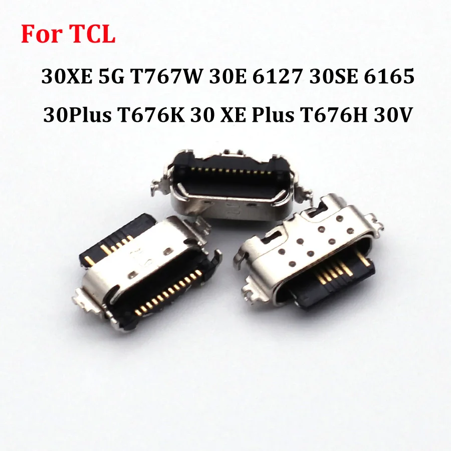 2-10 шт. док-разъем зарядный USB-порт для TCL 30XE 5G T767W 30E 6127 30SE 6165 30Plus T676K Plus T676H 30V