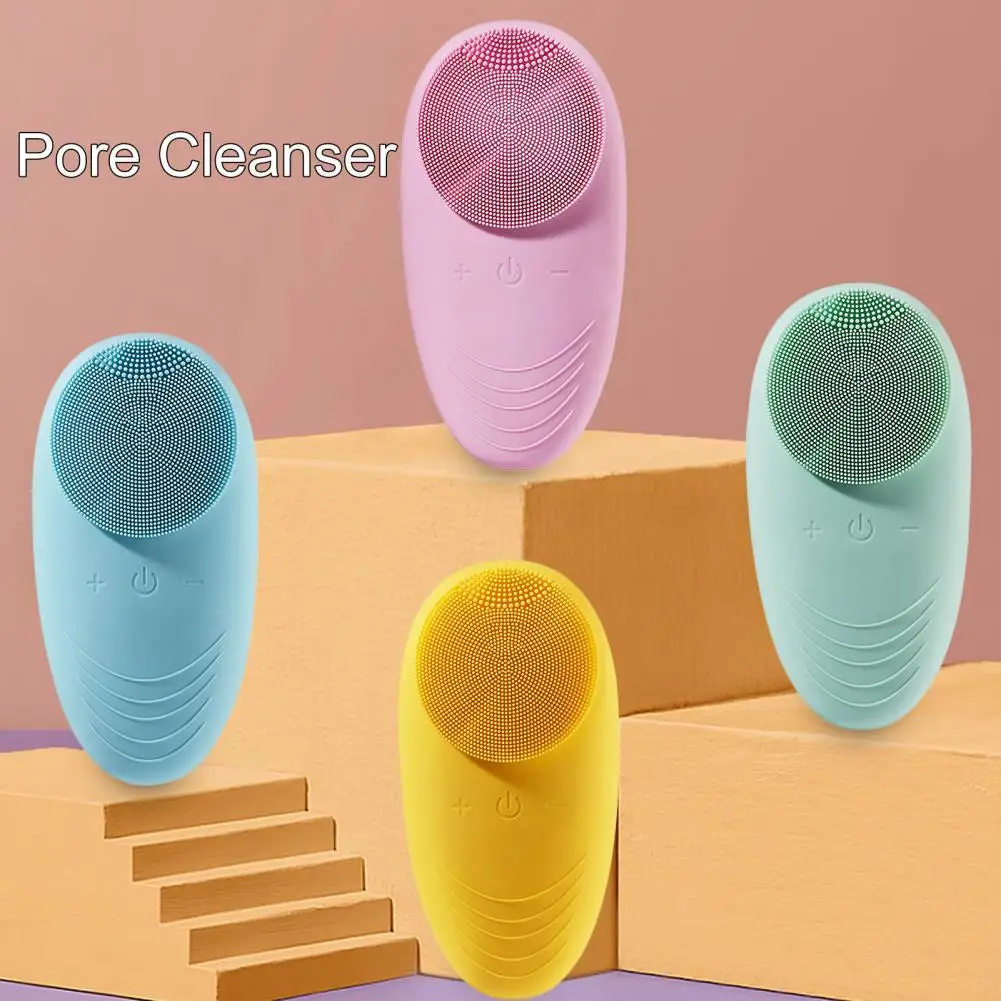 

Facial Cleansing Brush Exfoliating Pore Cleansing Beauty Tool Silicone Face Scrubber Electric Face Brush Cleaning Tool