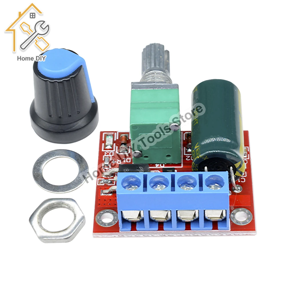 

5A 90W PWM 12V DC Motor Speed Controller Module DC-DC 4.5V-35V Adjustable Speed Regulator Control Governor Switch 24V