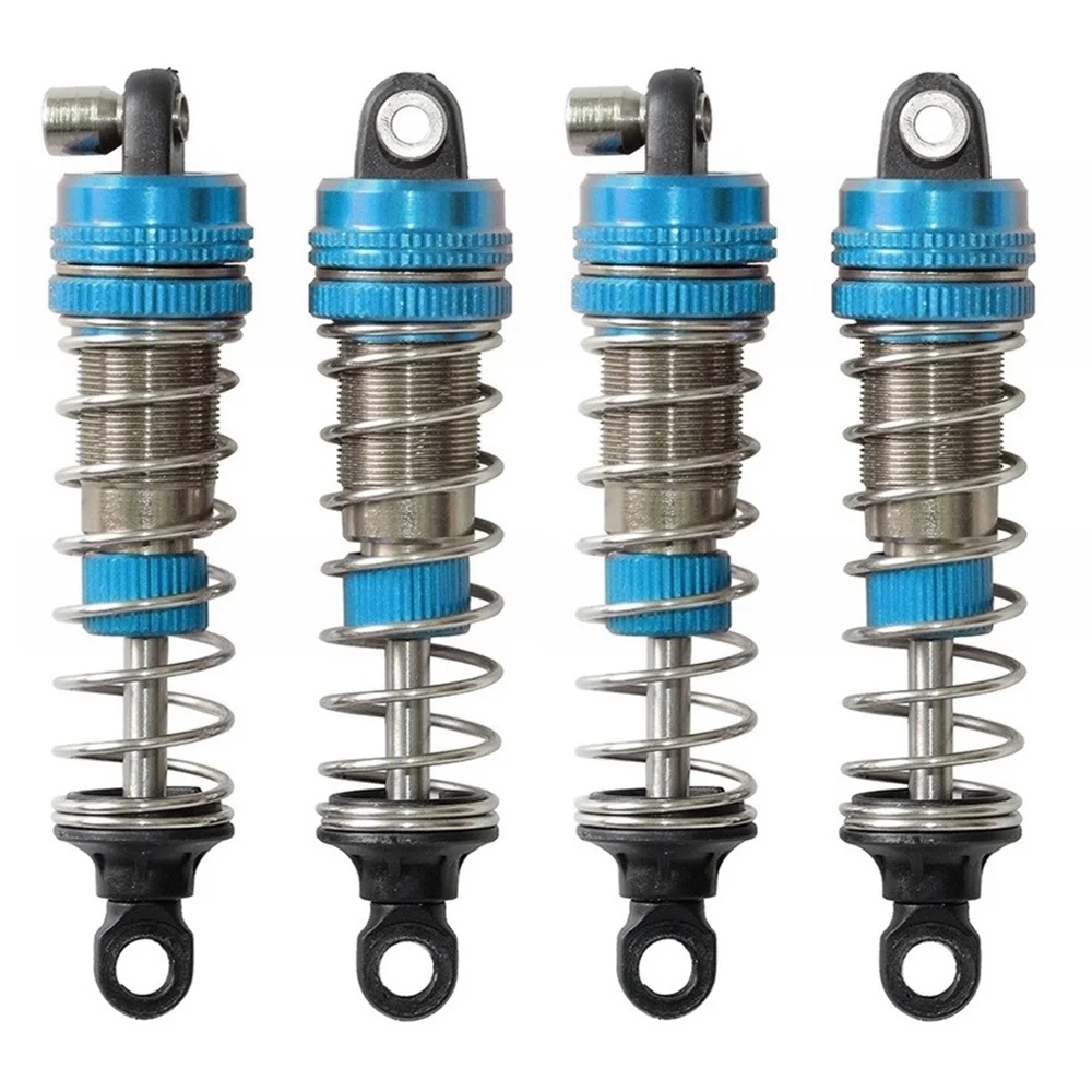 

4 шт. металлический амортизатор для Xinlehong Q901 Q902 Q903 9130 9135 9136 9137 9138 Hosim 1/16 обновленные детали для радиоуправляемых автомобилей 2