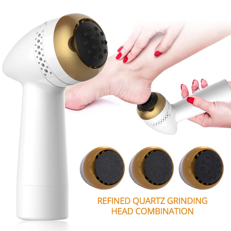 

Electric Foot File Care Tool Vacuum Adsorption Remove Calluses Hardness Dead Skin Heels Grinding Pedicure Mini Foot Grinder